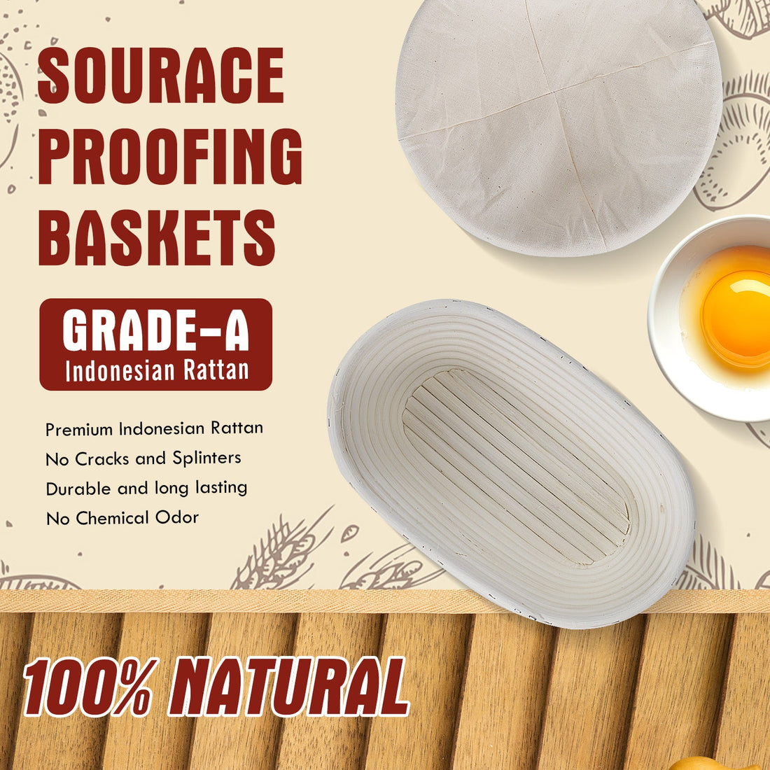 High-Aesthetic Bread Basket! Nordic/Vintage Styles Fit All Home Decor