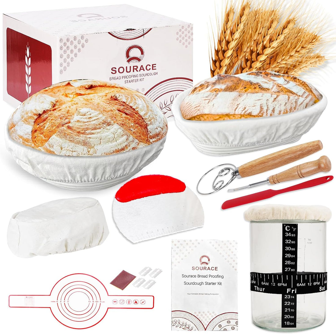 Bread Basket Set | From Dough Proofing to Table Styling, Fully Adaptable Throughout the Process